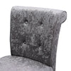 Crushed Velvet Upholstered Knocker Back Bar Stool Studded Kitchen Counter Seat