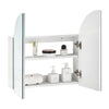 Mirrored Bathroom Cabinet LED White 1/2/3 Doors Mounted Cupboard Wall Mounted