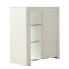 Modern Cabinet Cupboard sideboard - Matt Body and High Gloss Doors + LED Light!