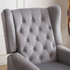 Luxury Velvet Recliner Chair Sofa Lounge Chair Armchair Home Cinema Living Grey
