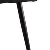 Set of 2 Velvet Dining Chairs Diamond Seats Metal Legs Living Room Kitchen Black