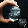 Clear Crystal Ball Magic Healing Meditate Sphere Photography 60mm + Stand UK