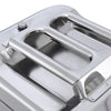 Jerry Can 10L Gasoline Fuel Can Stainless Steel Tank Travel Car Emergency Backup