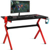 Ergonomic Gaming Desk R-Shaped Racing Computer Table Workstation Home Office