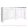 Radiator Cover Cabinet White Traditional Modern MDF Slat Wood Grill Furniture