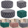 Square/Round Coffee Table Chesterfield Footstool Pouffe Upholstered Bench Seats
