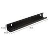 6PCS Carbon Steel Record Shelf Stand Wall Mounted Record Holder CD Album Display