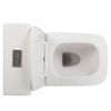 Full Base White Ceramic Toilet Soft Close Coupled Bathroom Pan Seat WC Cloakroom