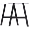 2x Industrial Metal Steel Table Legs Trapezium Shape Coffe Table Bench Furniture