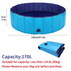 Foldable Dog Pool Collapsible Hard PVC Pet Dog Swimming Bath Tub Pet Wading Pool