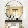 Round Wall Mounted Mirror Bathroom Bedroom Makeup Dressing Mirror Circle