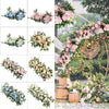 Artificial Silk Rose Peony Wedding Arch Flower Home Party Wedding Backdrop Decor