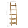 Ladder Shelf Brown 75x37x205 cm Solid Mango Wood vidaXL