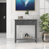 Modern Console Table 2 Drawer w/Shelf Dressing Table Hallway Hall Desk Furniture