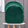 Dining Table & Chairs Set 4/6 Velvet Fabric Padded Seat Kitchen Furniture