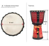 Handicraft Musical Djembe 8 Inch African Hand Drum Percussion Drums Instrument