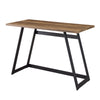 42" Rustic Computer PC Laptop Writing Desk w/ Angled Metal Legs for Home Office
