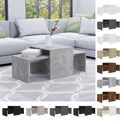 Coffee Table Set Engineered Wood Living Room Sofa Table Multi Colours vidaXL