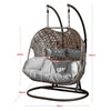 Replacement Cushion for Cocoon Egg Chair Hanging Hammock Double or Triple Size