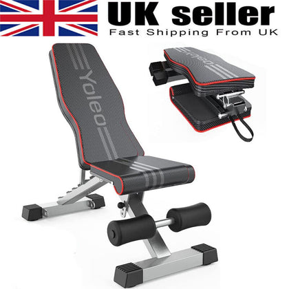 Foldable Dumbbell Bench Weight Training Fitness Incline Bench Adjustable Workout