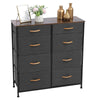 8 Drawer Chest of Drawers Fabric Dresser Bedside Storage Organizer Unit Bedroom