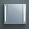 Illuminated LED Bathroom Mirror Cabinet With Sensor Shaver Socket Demister Pads