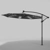 3(m) LED Cantilever Parasol Outdoor w/ Fairy Solar Lights Garden Banana Umbrella