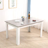 Modern Solid Wooden Dining Table Pine Grey&White Kitchen Home Furniture