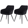 1/2/4x Dining Chair Velvet Padded Chair Kitchen Restaurant Lounge Living Room