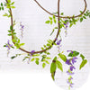 2x 7FT Artificial Wisteria Vine Garland Plant Foliage Trailing Flower Home Decor