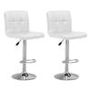 1/2/4/6x Bar Stools Gas Lift Swivel Faux Leather Kitchen Breakfast Counter Salon