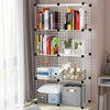 8 Cube DIY Wire Grid Bookcase Storage Shelf Rack Open Organiser Closet Cabinet