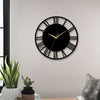 Round 30cm Kitchen Living Room Wall Clock Roman Numeral Skeleton Home Office