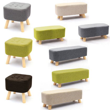 Kids/Adults Lounge Padded Ottoman Chair Seat Stool Footstool Footrest 40/57/81cm