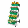Large 5-Tier Vertical Garden Raised Bed Hunter Green Flower Planter Boxes Moving