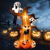 Halloween Inflatable Outdoor Garden Scary Tree Pumpkin Ghost Blow Up Party Decor