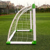 New 4Ft x 2.6Ft Kids Child Football Goals Set Post Soccer Training Steel Frame