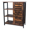 Storage Cabinet Cupboard Multipurpose Cabinet 3 Black