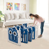 Baby Playpen Kids 16 HDPE Panel Folding Play Yard w/ Safety Lock & EducationToys
