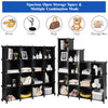 16-Cube Storage Organizer Plastic Bookcase Display Rack Modular Closet Cabinet