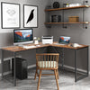 L-Shaped Corner Computer Desk Industrial PC Table Large Workstation Home Office