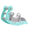 Indoor Baby Kid Play Slide Trojan Set 2-In-1 Climbing and Rocking Horse Playset