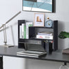 Adjustable Desktop Organiser Office Storage Rack Wooden Display Book Shelf Desk