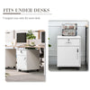 Office Home Filing Cabinet Cupboard on Castors Tools Storage Under / Beside Desk