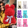Lovely Bunny LED Rose Teddy Toy Rabbit Flower Animal Doll Kids Birthday Gift Box