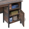 1 Door Desk Classic Oak - Living Room Furniture