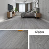 36Pcs Wood Effect Vinyl Plank Flooring Self-Adhesive Floor Tiles Bedroom 5.02m²