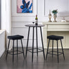 2/4PCS Bar Stools Breakfast Kitchen Stool Industrial Barstools Velvet Seat Metal