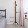 Adjustable Wooden Coat Rack Stand Clothes Storage Free Standing Clothes Hanger