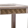Vintage Carving Art Bamboo Tall Plant Stand Pot Holder Home Side Table End Table